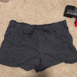 Women's Light Black Casual Shorts